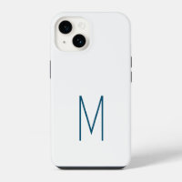 Monogrammed Modern Plain Initial