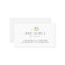 Monogrammed Modern Professional Elegant Simple