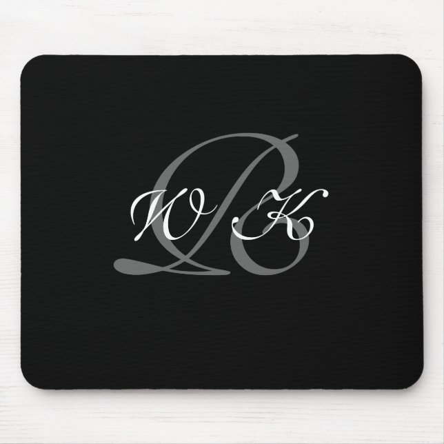 Monogrammed Mouse Pad (Front)