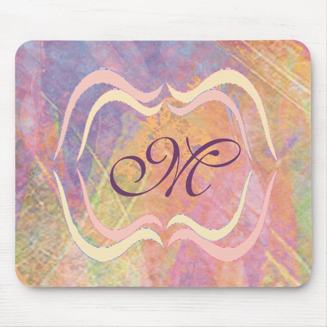 Monogrammed Mousepad template (Front)