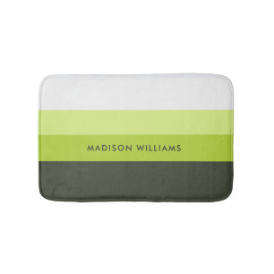 monogrammed,name, bath mat