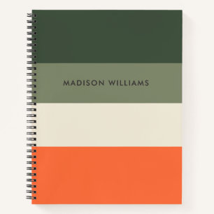 monogrammed,name, notebook