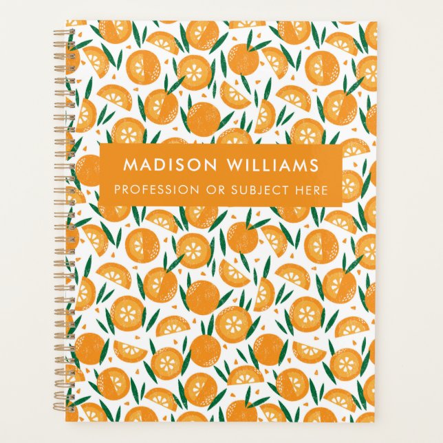 monogrammed,name, planner (Front)