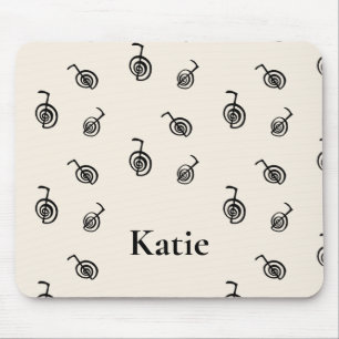 Monogrammed Name Reiki Symbol Healing Pattern Mous Mouse Pad
