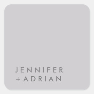 monogrammed,name, square sticker