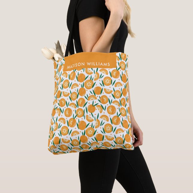monogrammed,name, tote bag (Close Up)