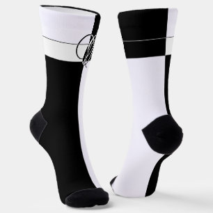 Monogrammed O Socks