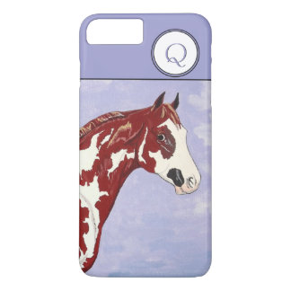 Monogrammed Overo Paint Horse Head Case-Mate iPhone Case