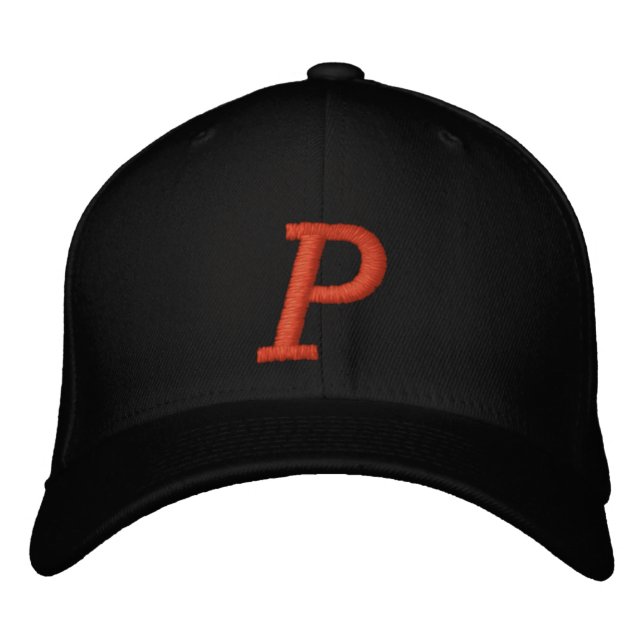 Monogrammed P Adjustable Cap (Front)