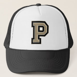 Monogrammed "P" Initial Trucker Hat
