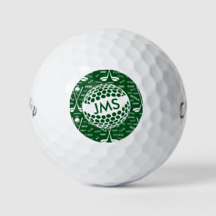 Monogrammed Pattern for the Golfer Golf Balls