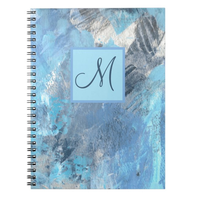 Monogrammed Personalised Modern Journal Notebook (Front)