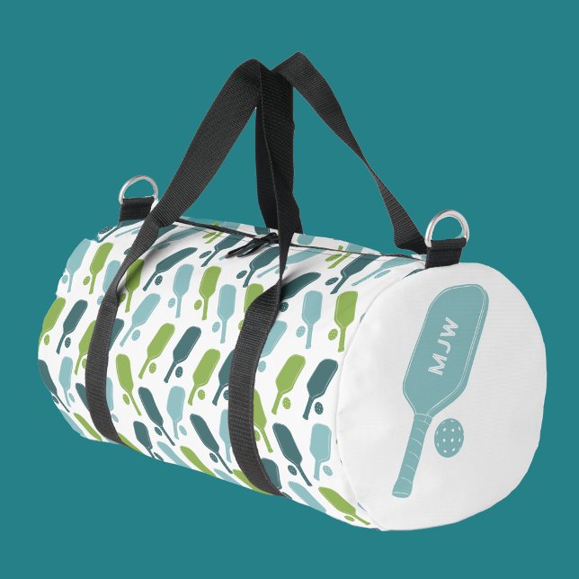 Monogrammed PIckleball Paddle Sports Duffle Bag (Creator Uploaded)