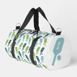 Monogrammed PIckleball Paddle Sports Duffle Bag