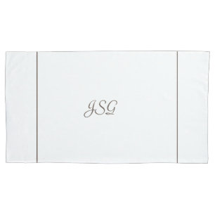 Monogrammed Pillowcase