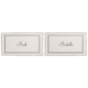 Monogrammed Pillowcases