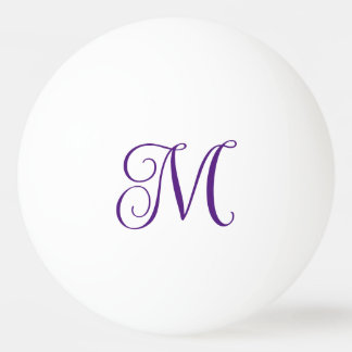 Monogrammed   ping pong ball