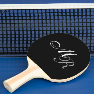 Monogrammed Ping Pong Paddle