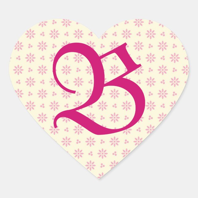 Monogrammed Pink Eyelet Sticker (Front)