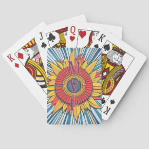 Monogrammed Playing Cards