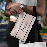 Monogrammed Print Cut Sew Bag<br><div class="desc">Celebrate someone special with this lovely monogrammed accessory bag! Perfect gift for numerous occasions! Matching products available!</div>