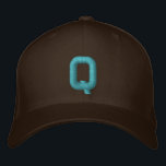 Monogrammed Q Adjustable Cap<br><div class="desc">Support your favourite team with this cap. Monogram is customisable,  so you can substitute another letter in place of the "Q". Choose from a variety of cap and stitch colours.</div>