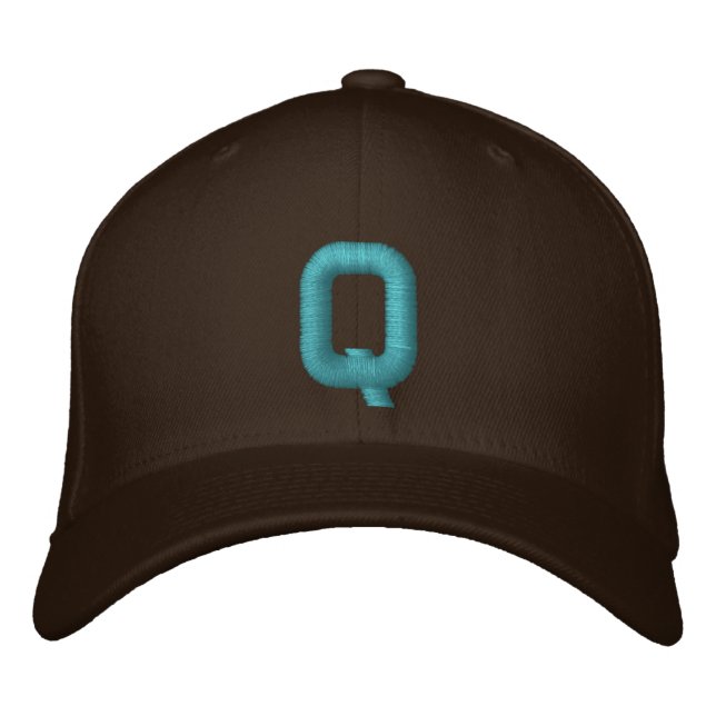 Monogrammed Q Adjustable Cap (Front)