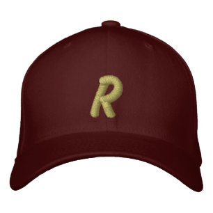 Monogrammed R Adjustable Cap