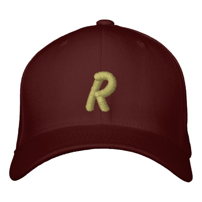 Monogrammed R Adjustable Cap (Front)