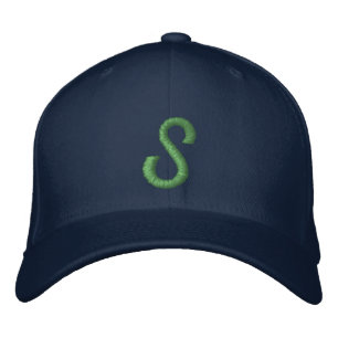 Monogrammed S Adjustable Cap