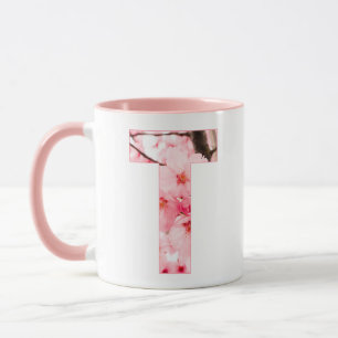Monogrammed Sakura Mug with Customizable Name