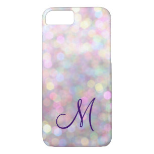 Monogrammed Sparkle iPhone 7 Case