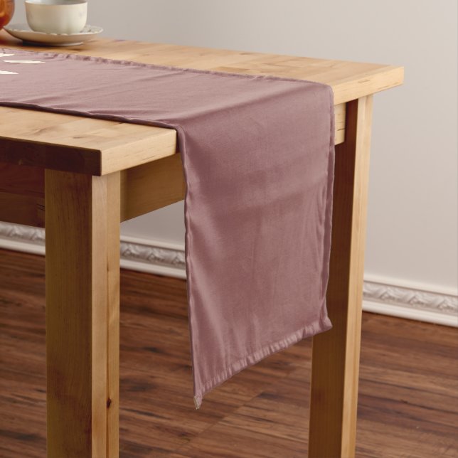 Monogrammed Table Runner - Blushing Champagne  (In Situ)