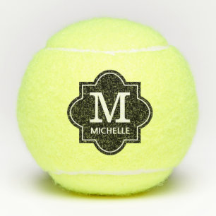 Monogrammed Tennis Balls