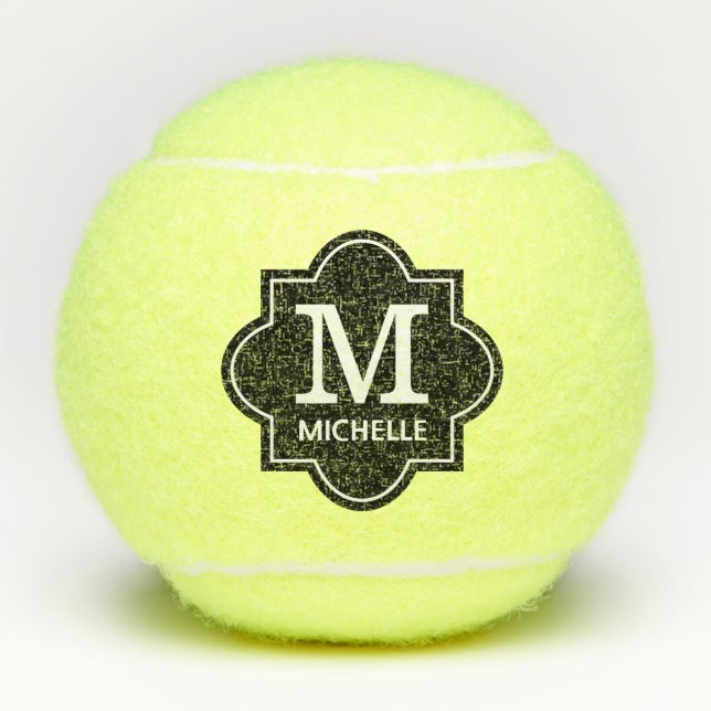 Monogrammed Tennis Balls (Front)