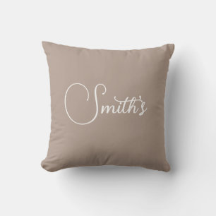Monogrammed Throw Pillow