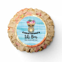 Monogrammed Tiki Bar Party