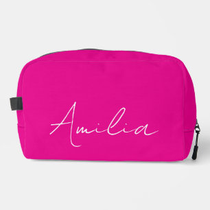 Monogrammed Toiletry Bag, Personalized bridesmaid Dopp Kit