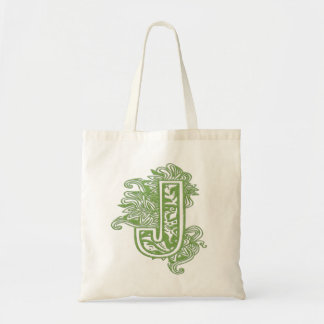 MONOGRAMMED TOTE - LETTER J BAG