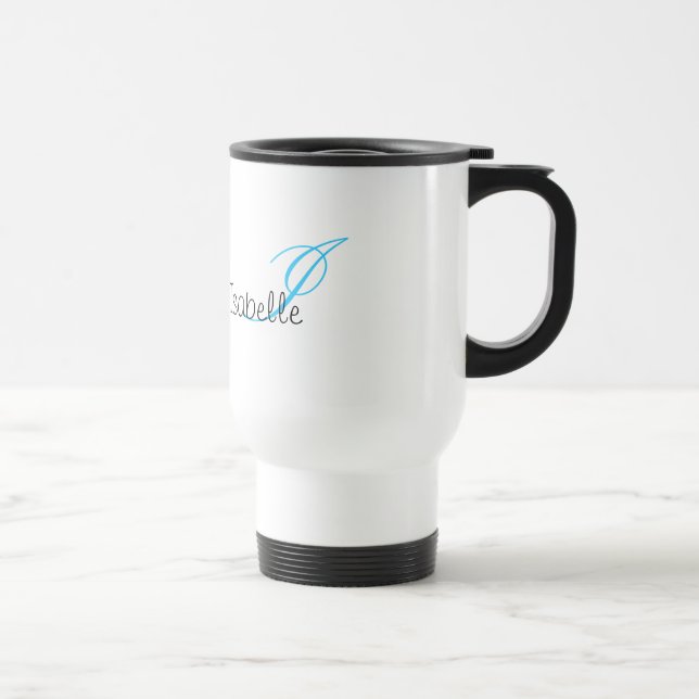Monogrammed Travel Mug (Right)