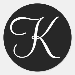 Monogrammed Wedding Letter Invite Envelope Seal