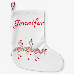 Monogrammed white Christmas Stocking