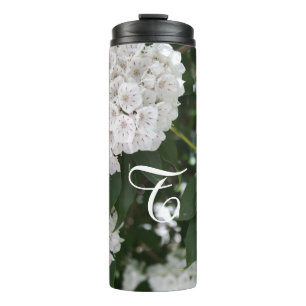 Monogrammed White Mountain Laurel Bottle