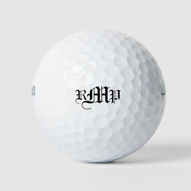 Monogrammed Wilson Ultra 500 Distance Golf Balls (Front)
