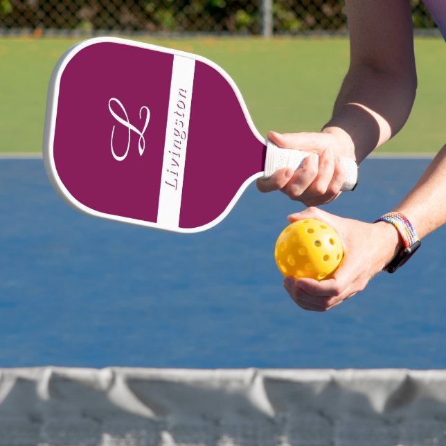 Monogrammed with Name Pickleball Paddle (Insitu)