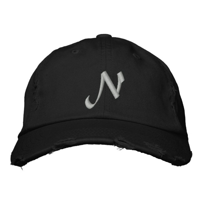 MONOGRAMS EMBROIDERED HAT (Front)