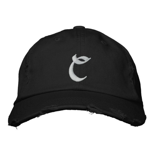 MONOGRAMS EMBROIDERED HAT (Front)