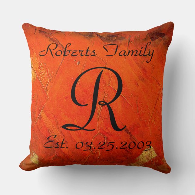 Monograms Faux Finishes Patterns Cushion (Front)