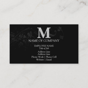 Monograms For BusinessCards Business Card