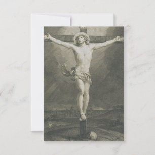 Monomatic Crucifixion Holy Card